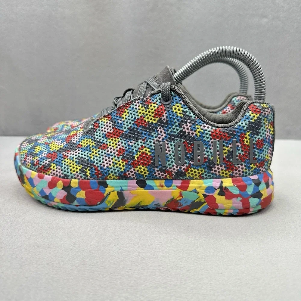 NOBULL Wild Trainer Womens Size 6.5 Shoes Multicolor Pixel Training CrossFit Gym